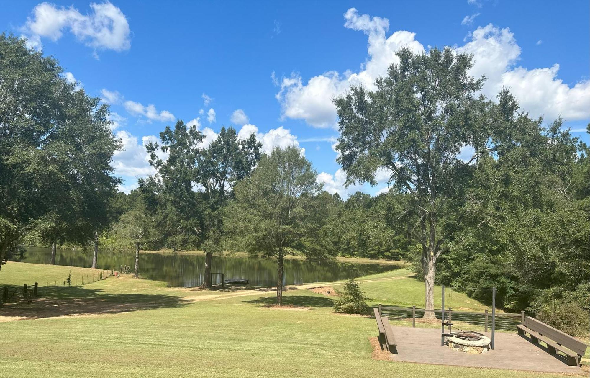 Refuge Ranch Retreat Log Cabin Lake 53+ Acres Locust Grove Eksteriør billede